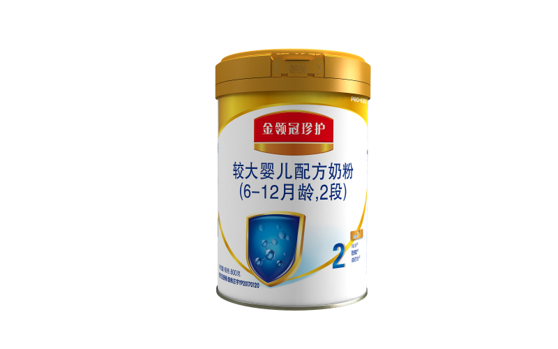 伊利奶粉 金領(lǐng)冠珍護(hù)系列 較大嬰兒配方奶粉 2段 800g（6-12月較大嬰兒配方奶粉）