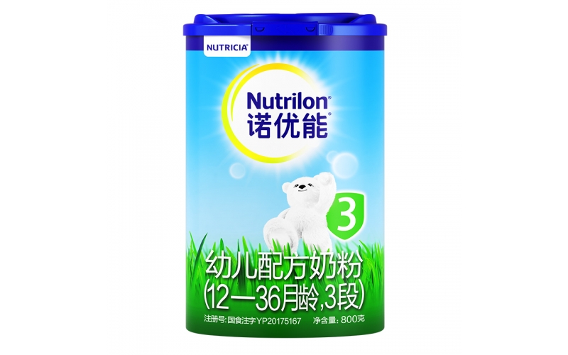 諾優(yōu)能（Nutrilon） 幼兒配方奶粉（12—36月齡，3段）800g