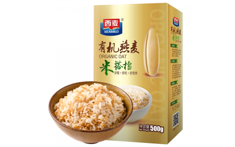 西麥 五谷雜糧 粗糧正空包裝 有機(jī)燕麥米搭檔 免洗免淘100g