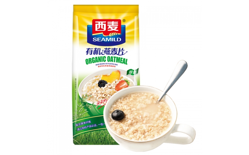 西麥 燕麥片 營養(yǎng)早餐食品 牛奶好搭檔 即食 谷物代餐麥片 谷物代餐有機(jī)麥片560g