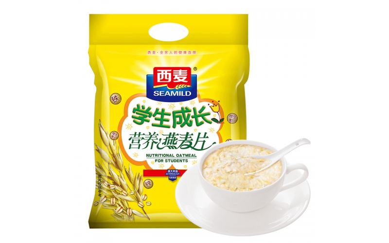 西麥 青少年學(xué)生成長早餐營養(yǎng) 即食 沖飲谷物高鈣燕麥片700g