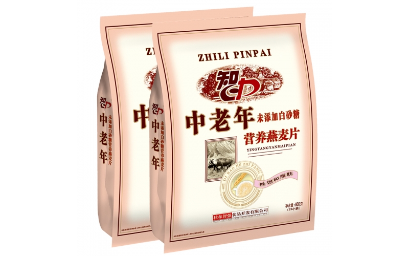 智力燕麥片中老年麥片800g袋無糖精原味即食沖飲營養(yǎng)早餐代餐粉 【無白砂糖】中老年燕麥片800g